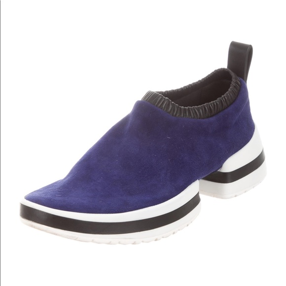 Stuart Weizmann suede sneakers sz 7.5 - Picture 3 of 5